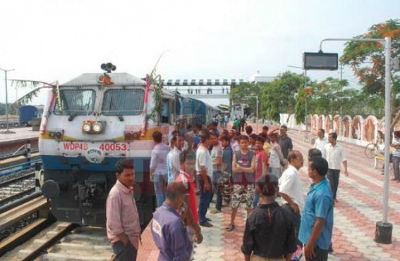 Citing a new era of development, Silchar-Kumarghat trial local train launched on Thursday